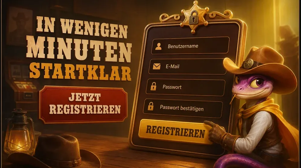 Registrierungsformular mit Eingabefeldern auf Bildschirm